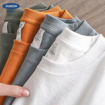 Oversized Heavyweight Cotton Plain T Shirt for Men