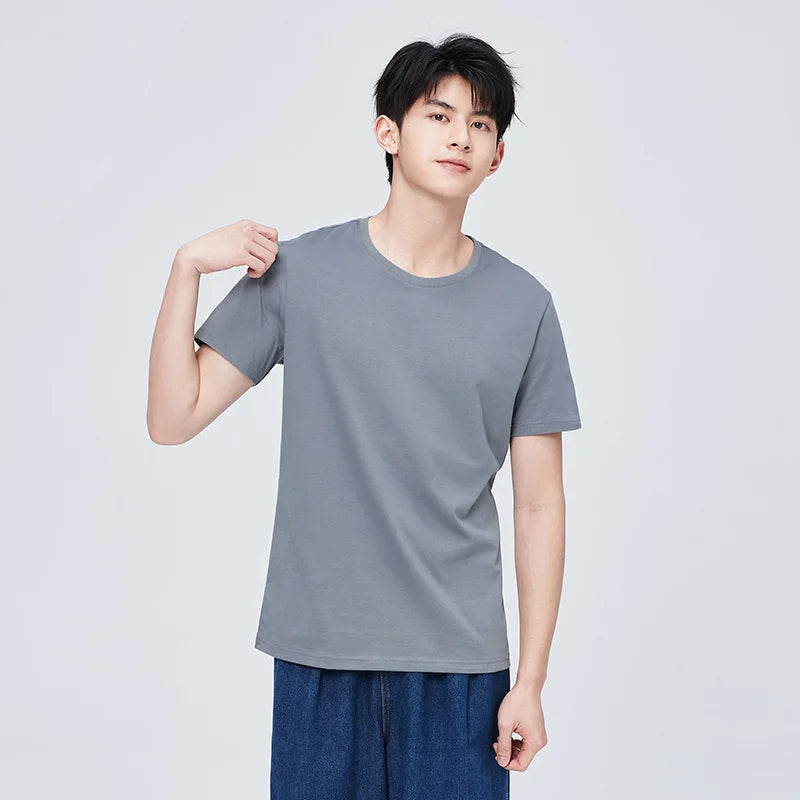 Thin And Versatile Short Sleeve Men T-Shirt